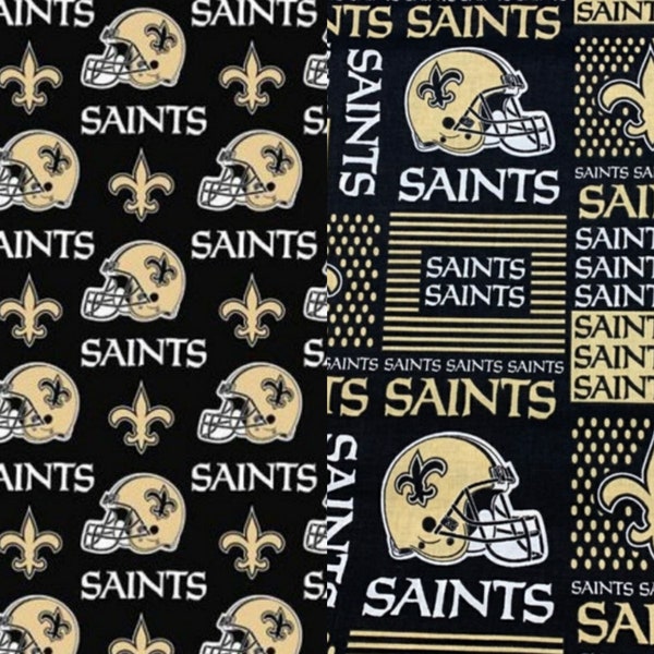 NFL New Orleans Saint, 100% Cotton, 1/2yard