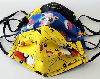 Pikachu Face Mask Etsy Pikachu Face Mask Etsy