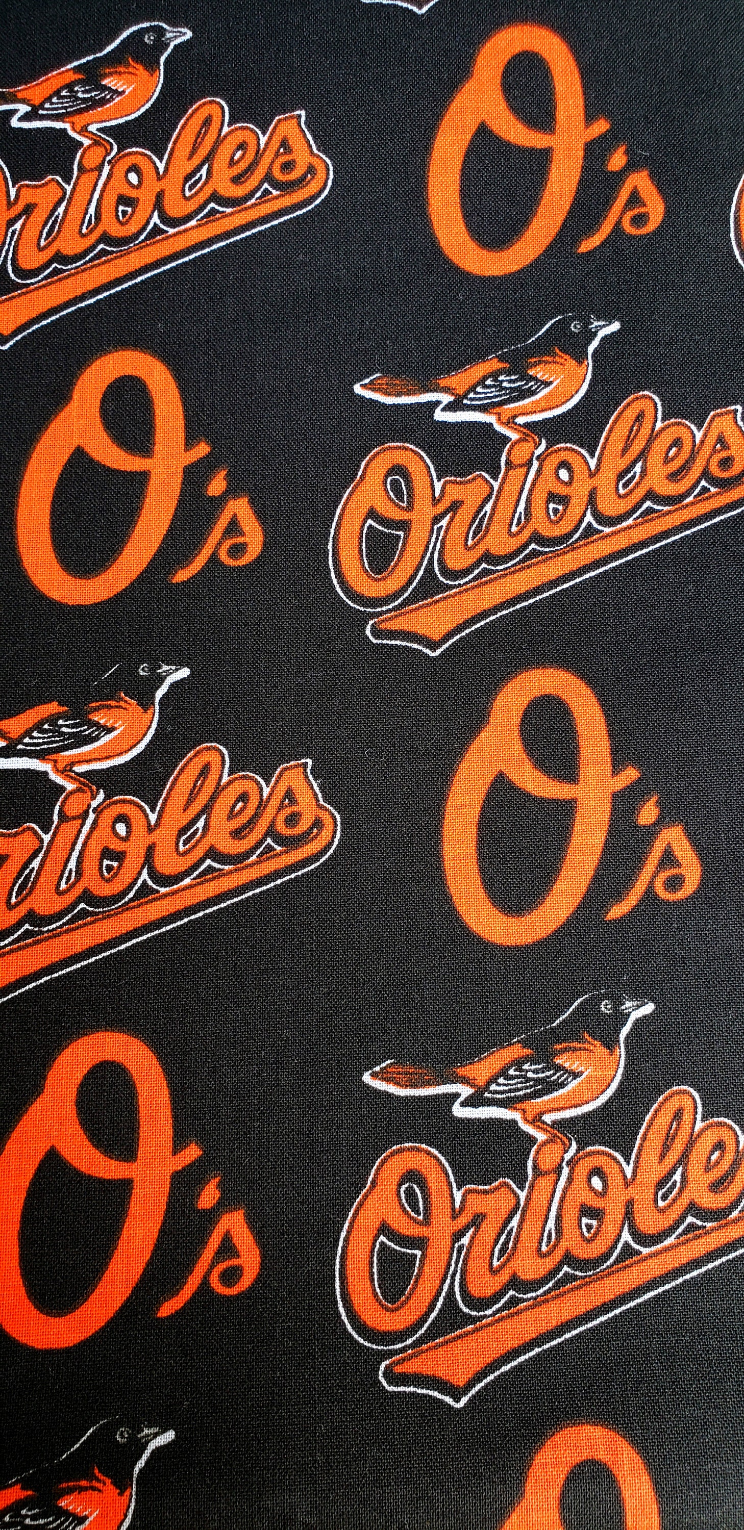 MLB Baltimore Orioles Fabric 100% Cotton 
