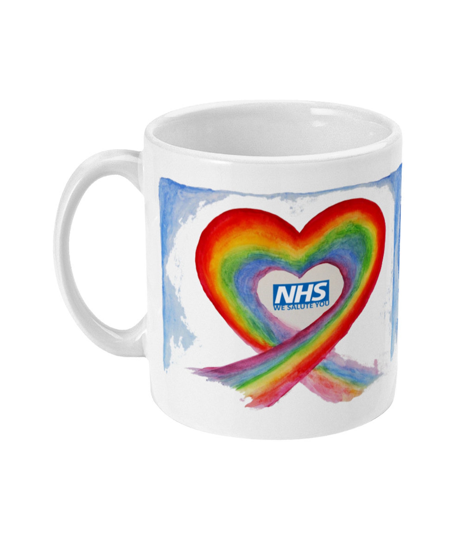 NHS Rainbow Mug NHS Mug Gift Thank You NHS Thank You Etsy