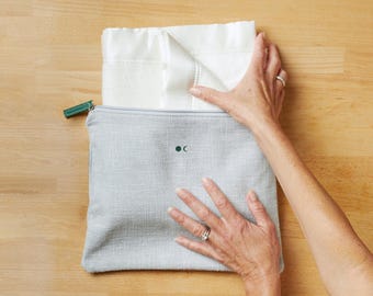 Bamboo Baby Blanket in Natural White