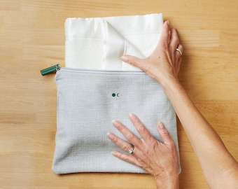 Bamboo Baby Blanket in Natural White