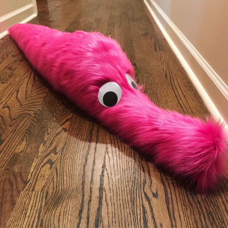 Giant Worm On a String Plush | Etsy