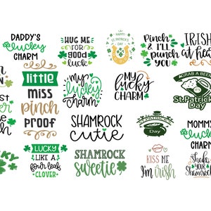 St PATRICK&#39;S Day SVG Bundle , Irish Luck svg , St Paddy Day Svg , Shamrock svg , SVG , dfx . eps , Png files