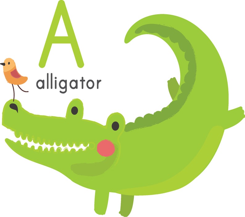 Download Animal alphabet SVG animal alphabet cricut animal letter ...