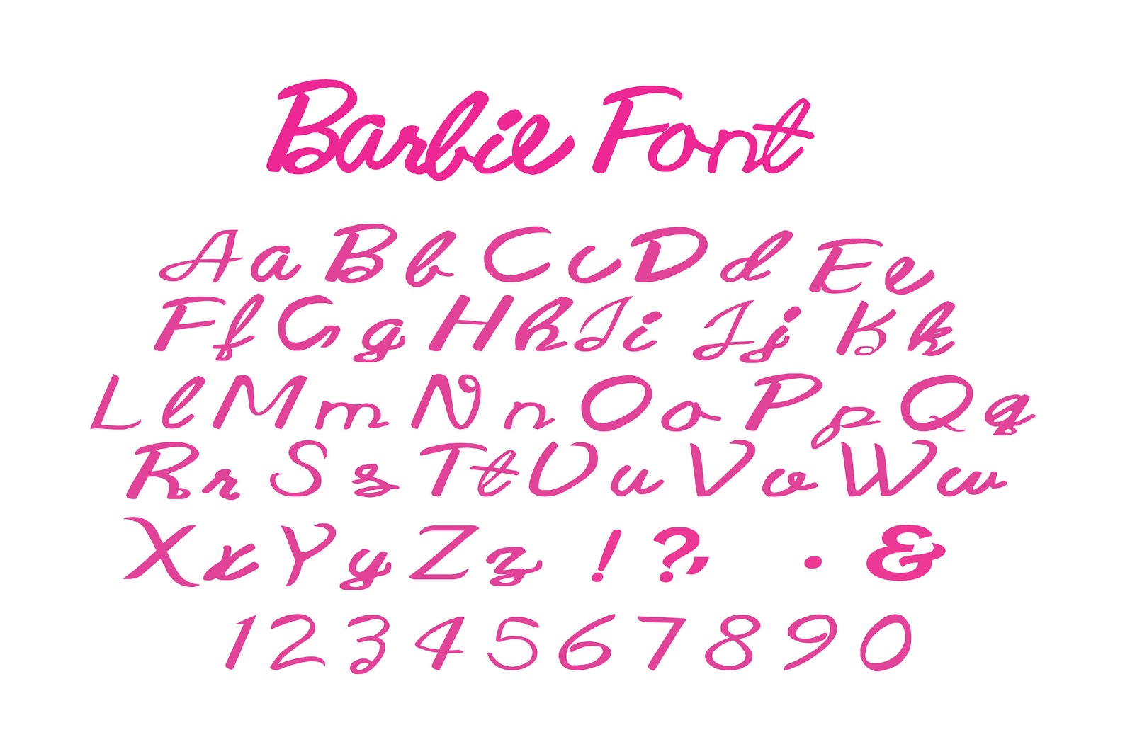 barbie font svg girls fuentes svg barbie alfabeto svg etsy españa