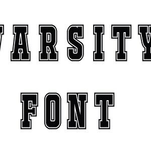 Varsity Schrift SVG , Sport Schrift Svg , College Schrift Svg , Varsity Alphabet Svg , Sport Alphabet Svg