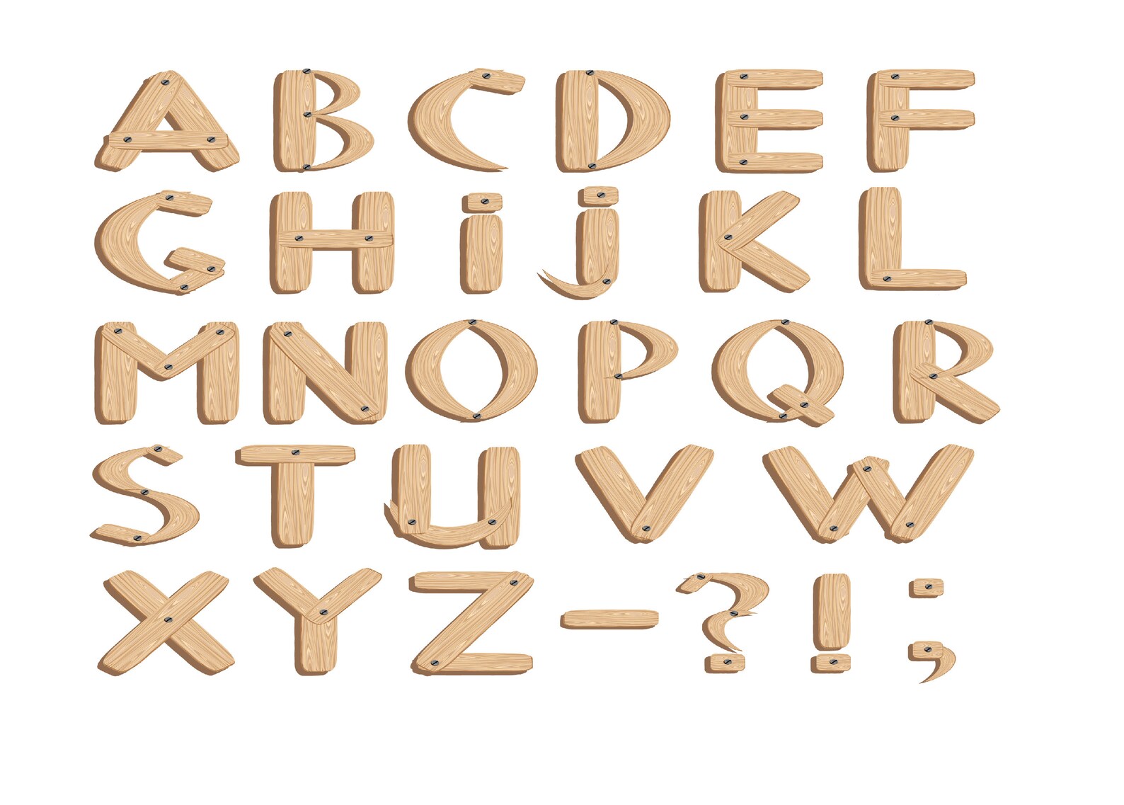 Wood Grain Font SVG Wood Alphabet Svg Wood Font Letters Etsy Canada