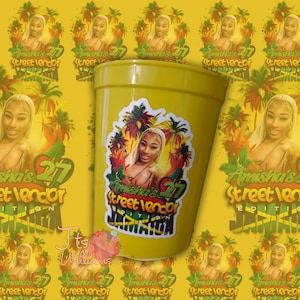 Tazza di plastica riutilizzabile personalizzata da 16 once, tazza riutilizzabile per compleanno, tazza personalizzata per un viaggio tra ragazze