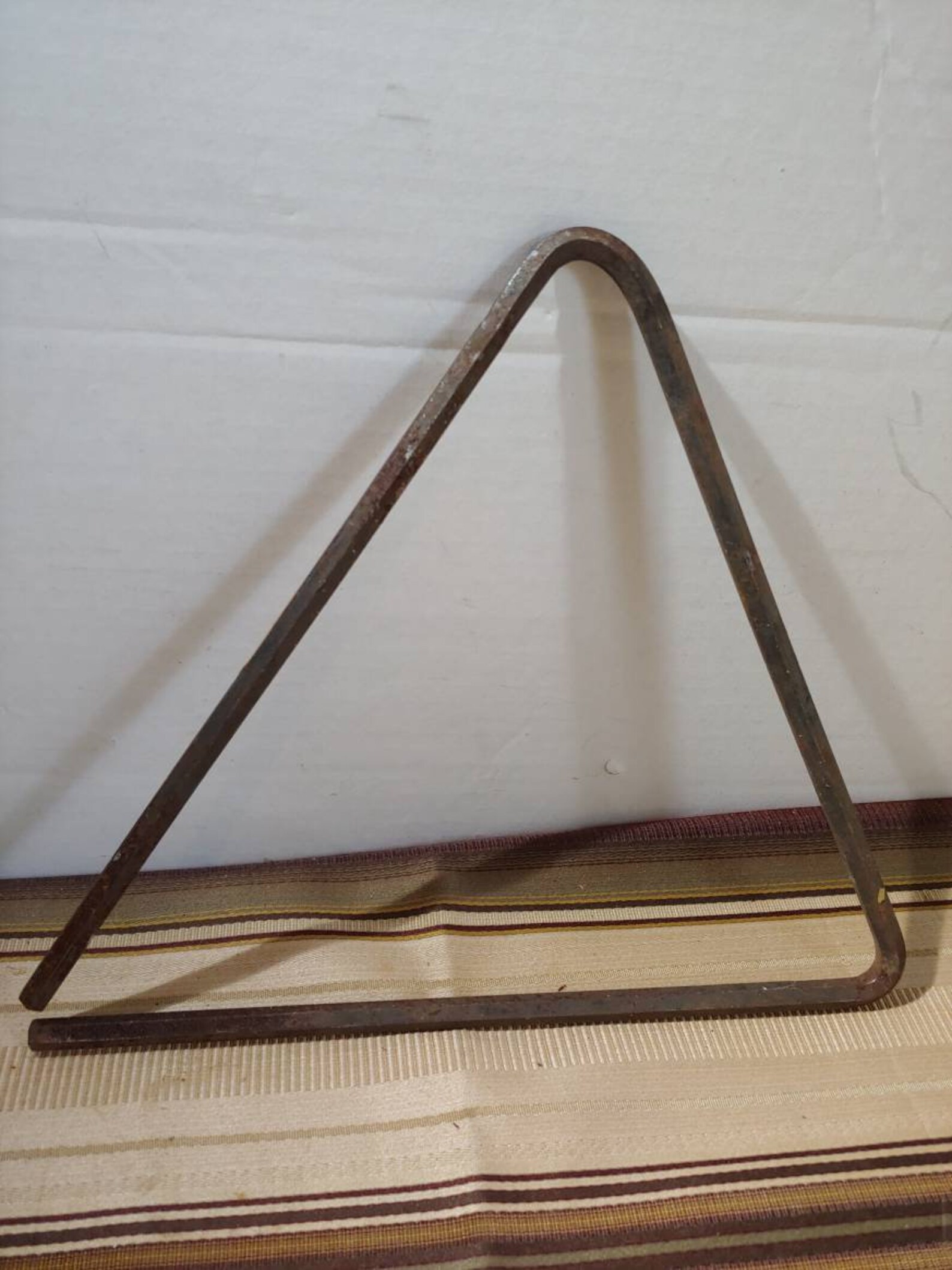 cast iron triangle bird bell cast iron triangle bird bell