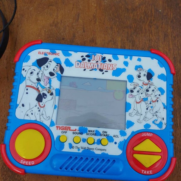 Vintage Tiger Electronic 101 Dalmations Handheld LCD Video Game Rare Retro 1990