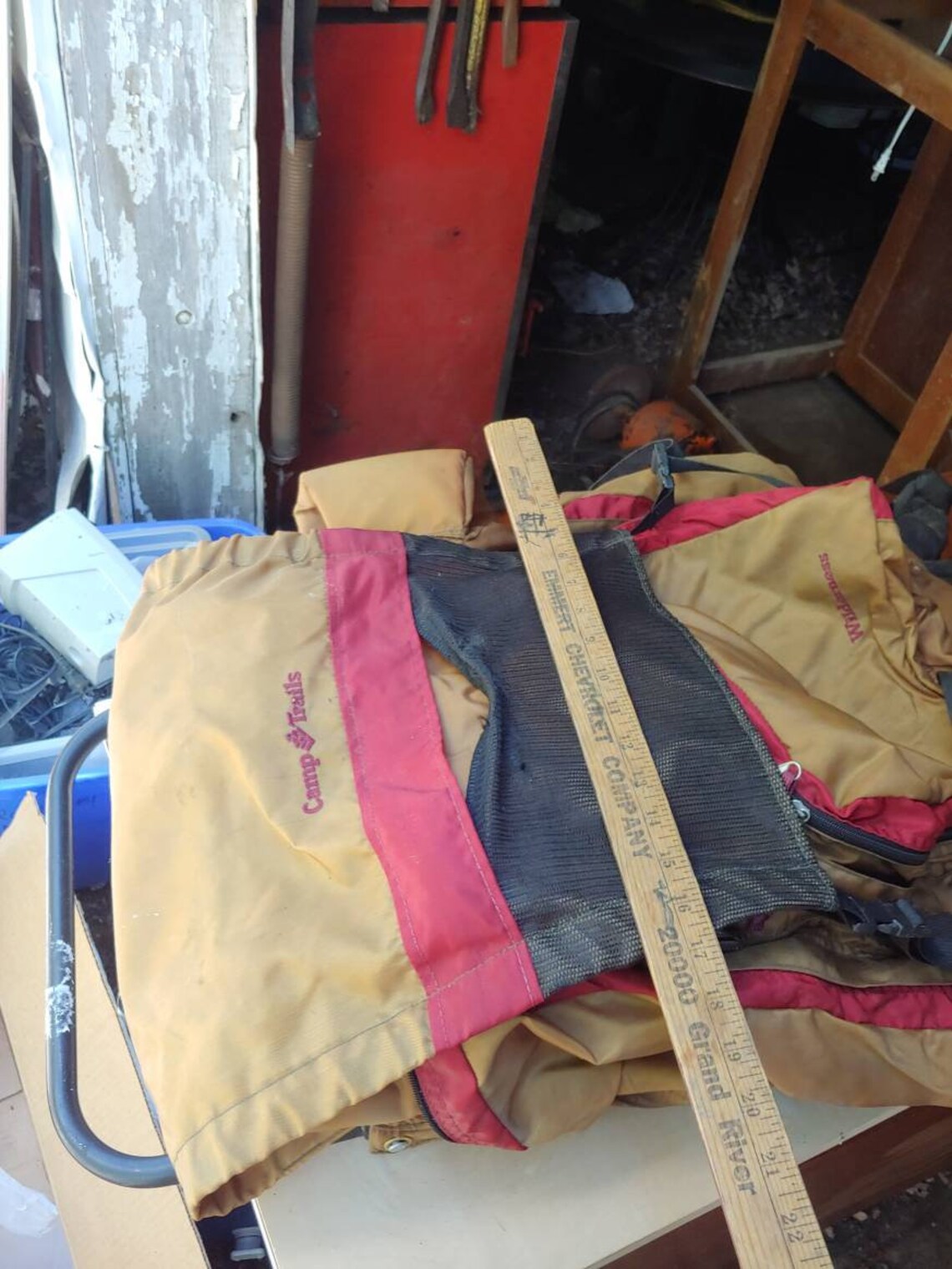 Vintage backpack aluminum frame 1980s travel hiking hikers Etsy