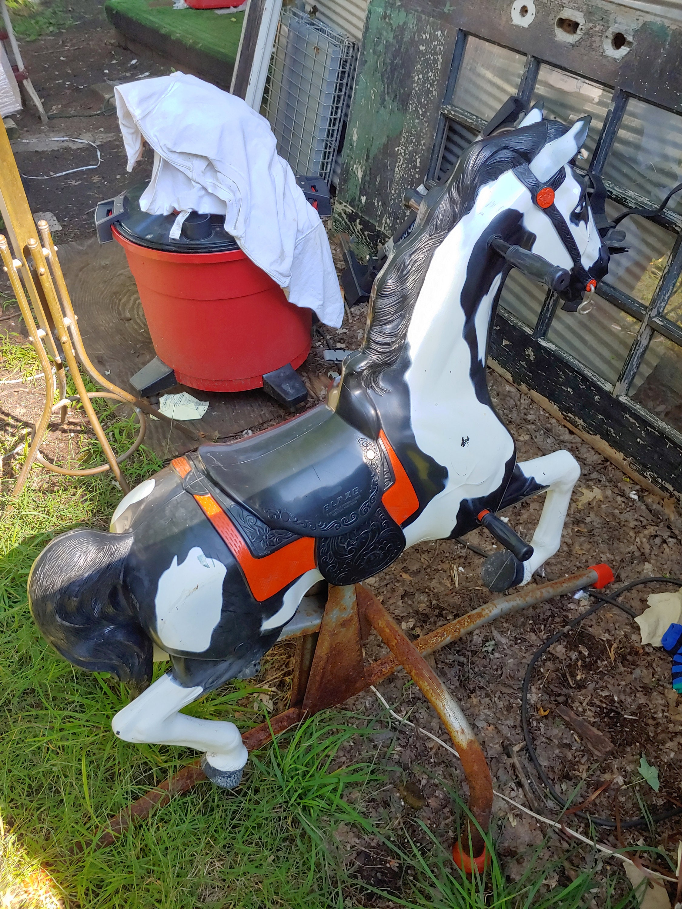Blaze hotsell rocking horse