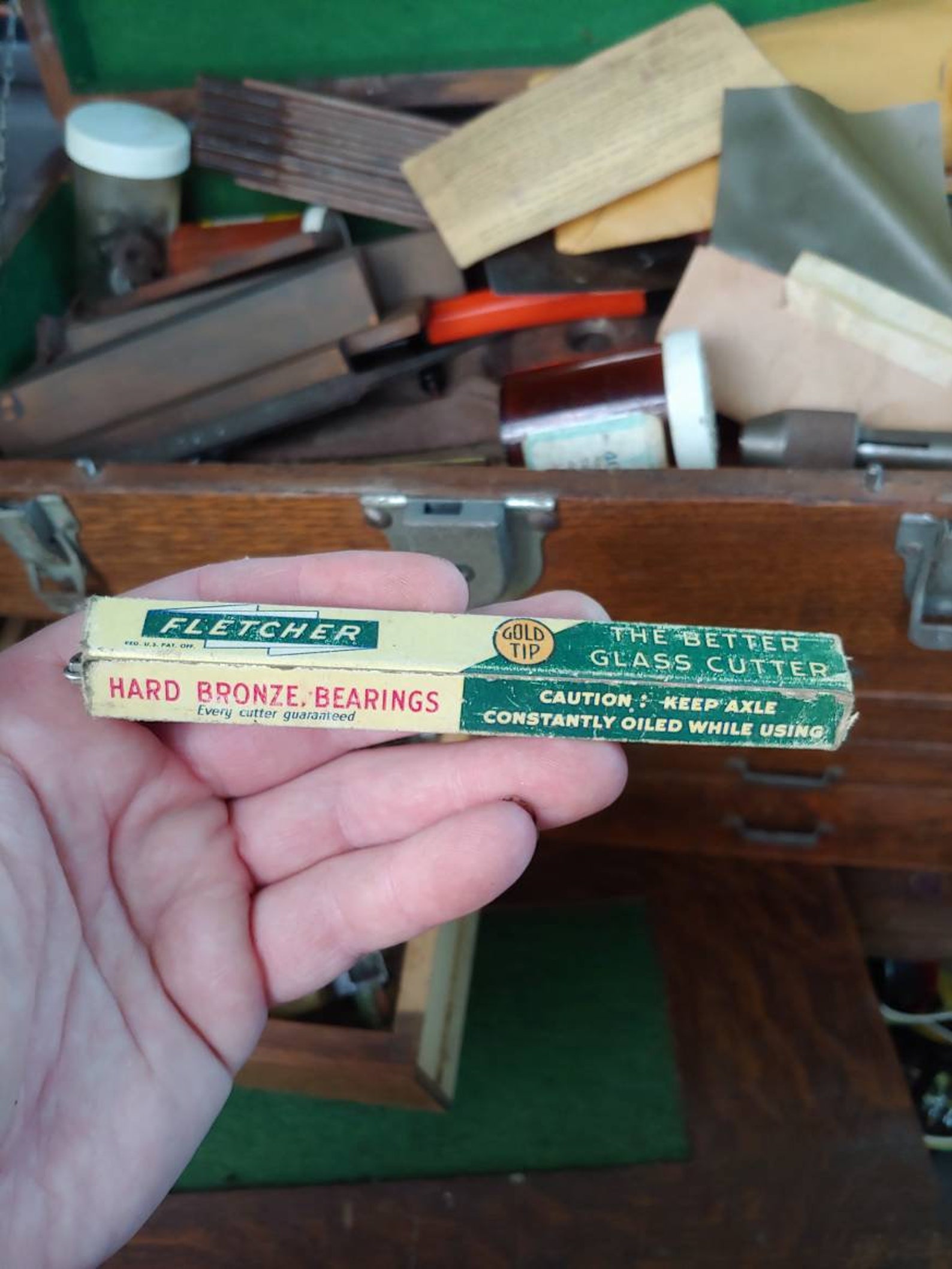 Vintage Fletcher glass cutter tool Etsy