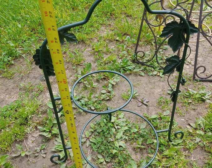 Vintage Wrought Iron Pot Standiron Plant Standvintage Flower Pot