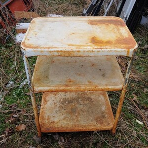 Carro de metal vintage carro de servicio carro de cocina | Etsy