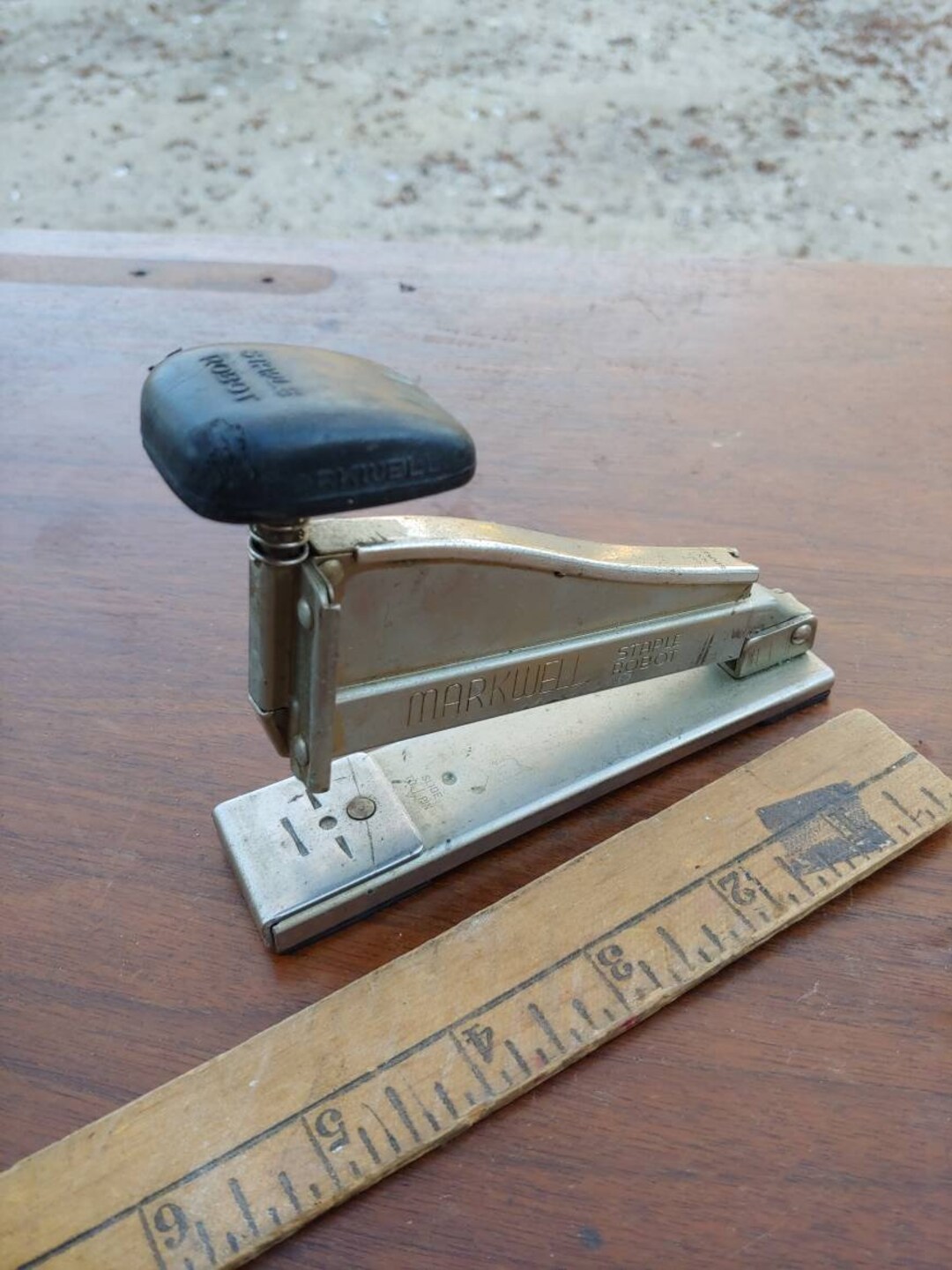 Vintage Markwell Stapler Usa Mid Century Streamline Stapler Etsy