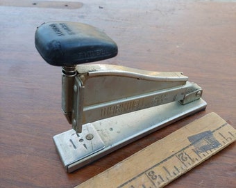 Vintage markwell stapler usa mid Century streamline stapler retro office desk decor free shipping