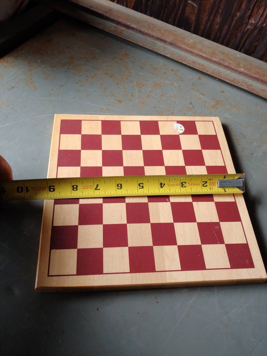 Wooden Checker Board for sale | Only 4 left at -65%