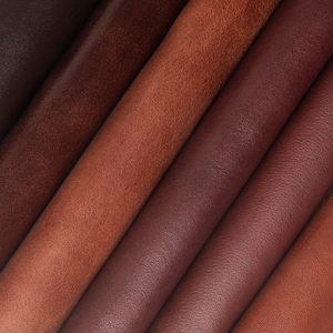 ITALIAN BROWN COLOR Leather Sheets Cognac Color Leather Natural Leather  Pieces for Crafting Pull up Leather Leather for Earrings 