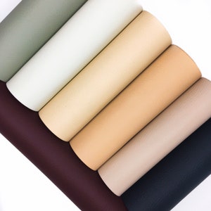 Kunstleer vellen PVC leer Vinyl gelamineerd kunstleer Leren stukken Textuur kunstleer Ambachtelijke benodigdheden Synthetisch leer