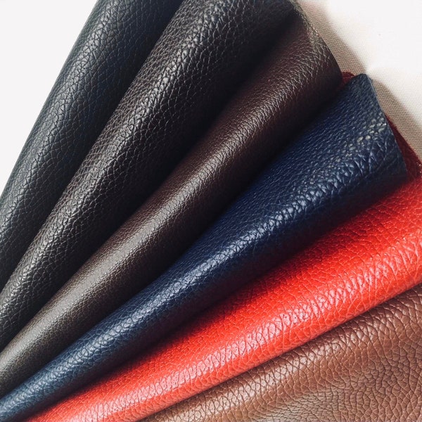 GENUINE COLOR LEATHER sheets Flotter leather Pebble Leather sheets Genuine texture leather scraps Natural leather pieces Sheets a4 Sheets a5