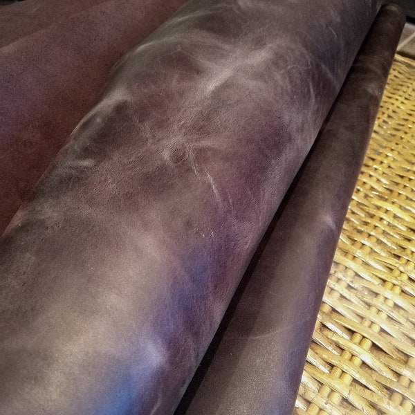 Full Grain Crazy Horse Leather Etsy