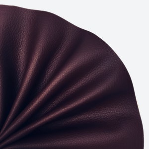 Fogli di pelle pieno fiore Pelle genuina Pezzi di pelle Pelle naturale Ritagli di pelle Fogli di vera pelle A4/A5/A6 Colore bordeaux
