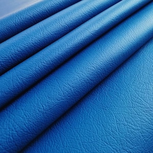 Fogli in pelle COLORE BLU Pezzi in pelle naturale per lavorazione artigianale Pelle per orecchini Tappezzeria vera pelle Pelle italiana
