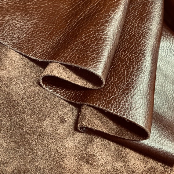 DARK BROWN COLOR Leather Sheets Natural Leather Pieces for Crafting Leather  for Earrings Upholstery Genuine Leather Italian Leather 