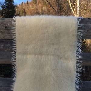 Hand Woven Sheep Wool Blanket, Natural Cover, Ethic Rug, Decor, Cozy Throw Blanket, White Woolen Blanket, Handwoven Rug, Soft Throw Blanket