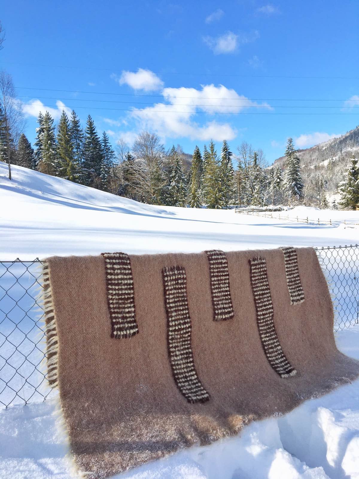 100 wool rugs hansmade / wool blanket queen / ukraine blanket Etsy 日本