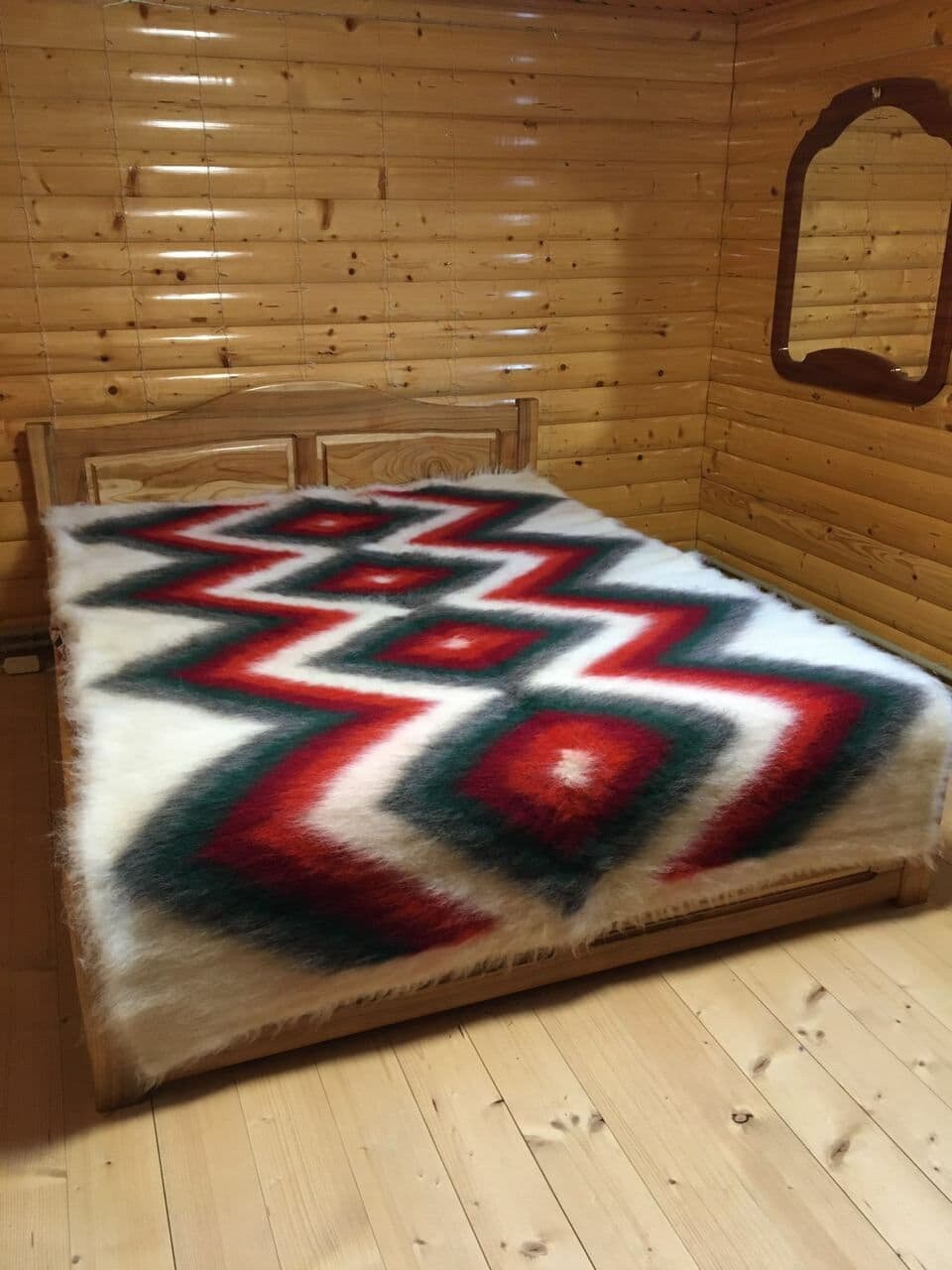 Warm Wool Blanket 100 Natural Wool Traditional Handmade Etsy