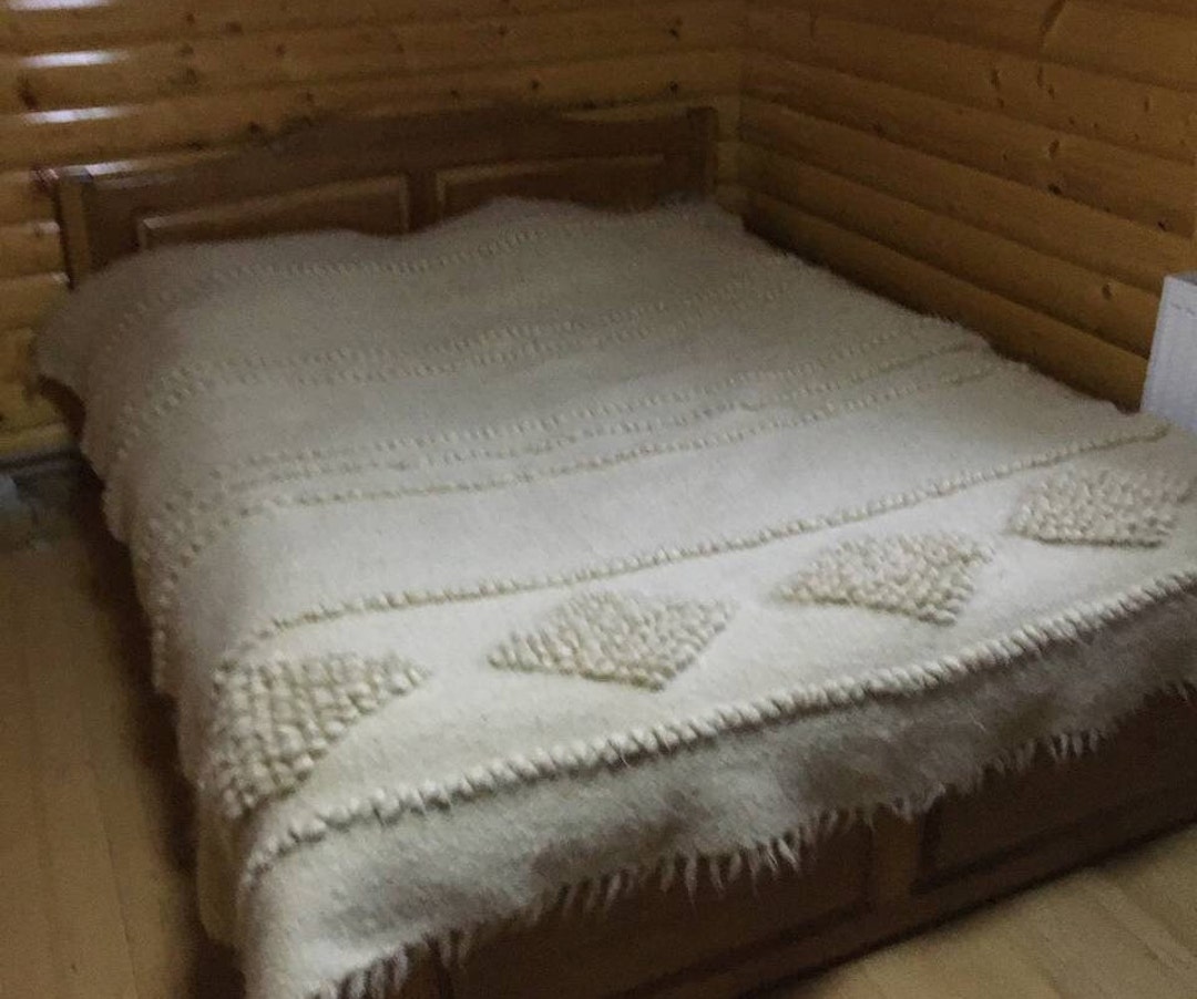 Warm Wool Blanket 100 Natural Wool Organic Wool Blanket Sheep Wool Rug