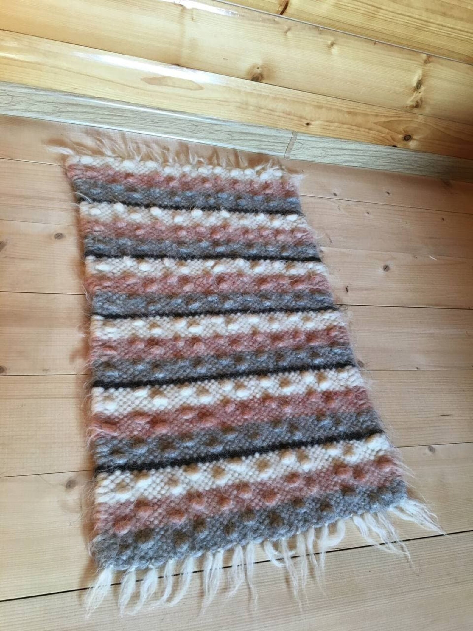 Wool blanket Soft wool rug Ukrainian blanket Woven Etsy