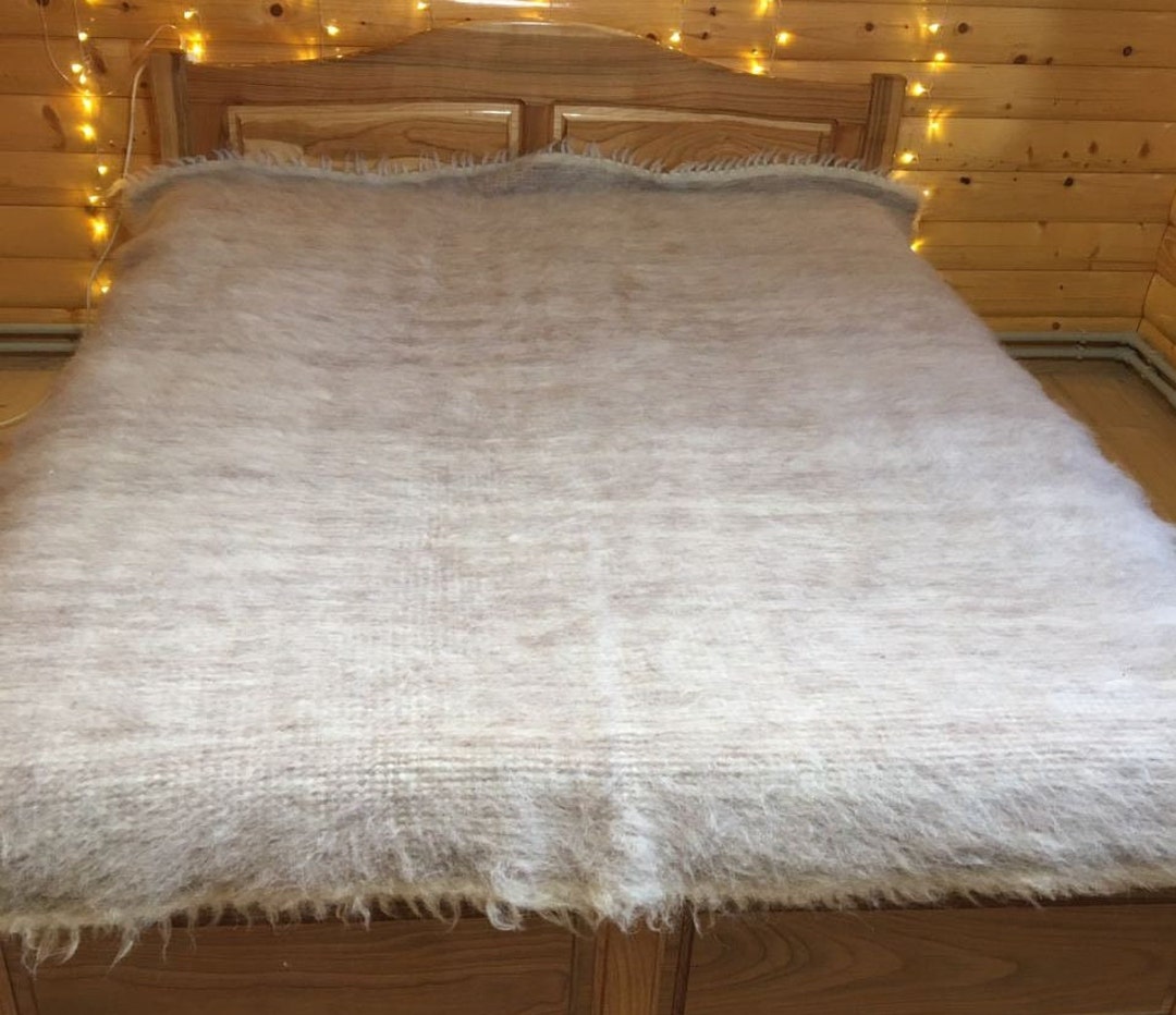 Organic Wool Blanket Warm Wool Blanket 100 Natural Wool Etsy