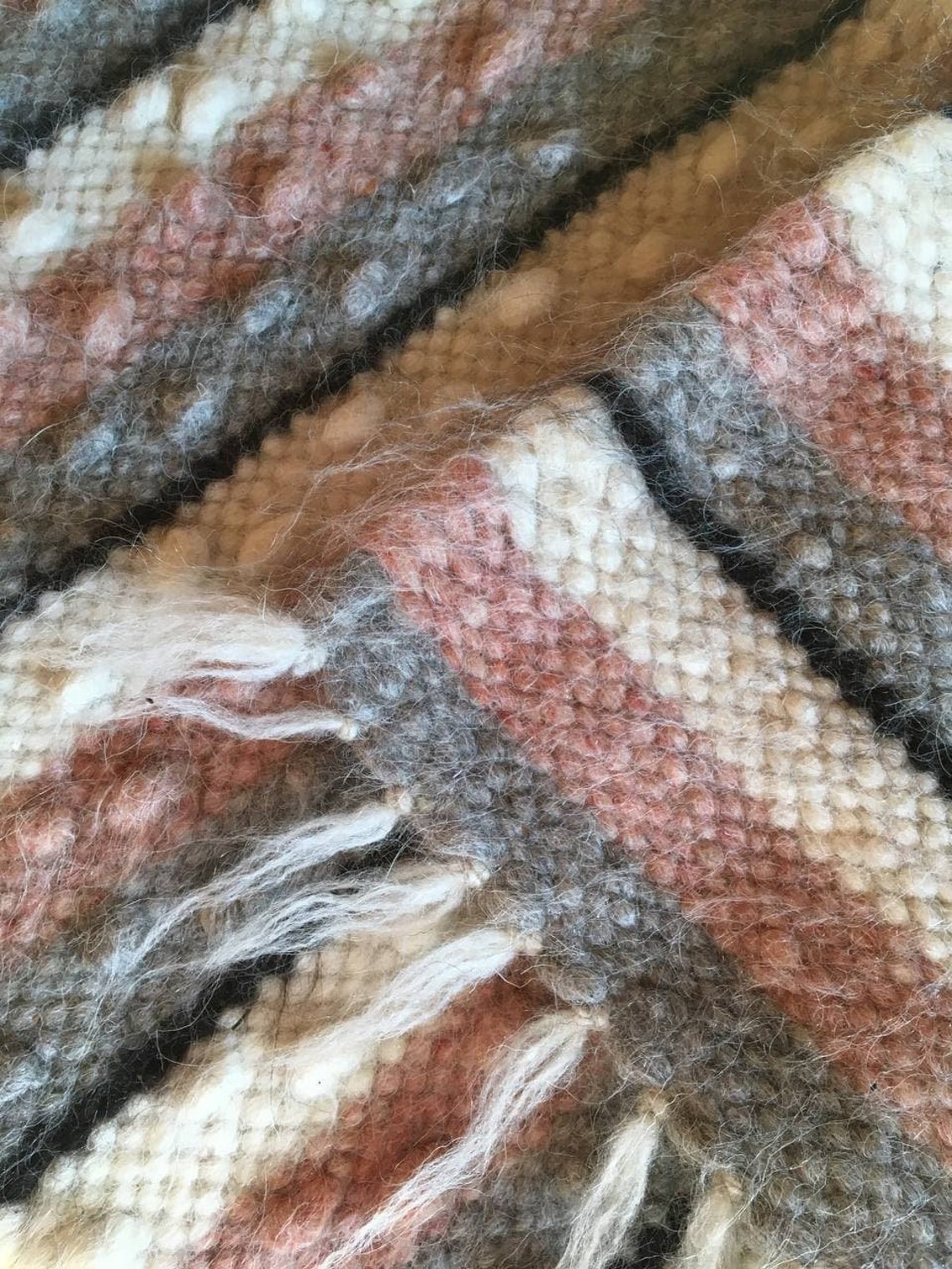 Wool blanket Soft wool rug Ukrainian blanket Woven | Etsy