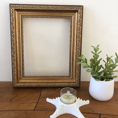 Pick Your Size Ornate Gold Frame Traditional Ornate Gold Frame Etsy