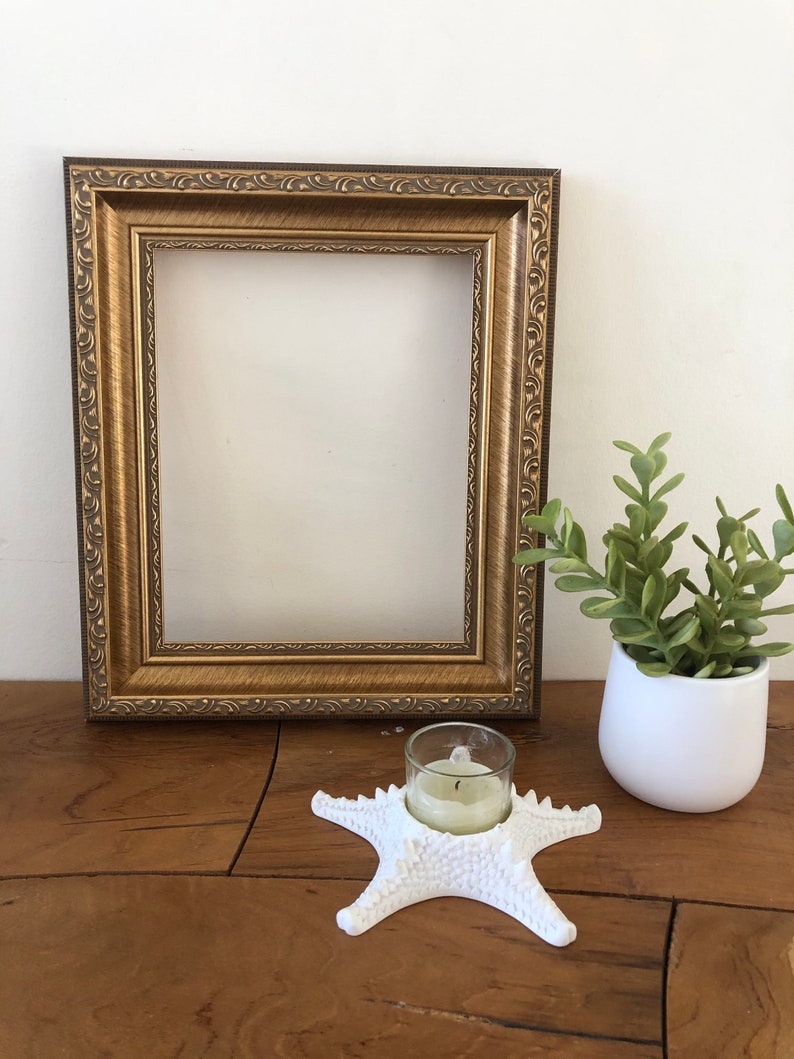 Gold Frame | Traditional Gold Frame | Vintage Gold Frame | Antique Frame | Picture Frame | Custom Size | Wedding Frame | Ornate Gold Frame