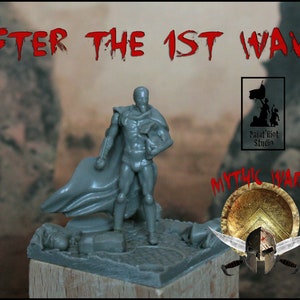 After the first wave figurine 28mm/ bust 1/16 spartan resin
