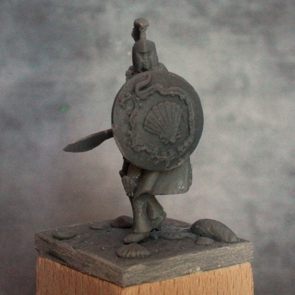 Figurine Spartiate Fantastique Andréhyos  échelle 32mm en résine