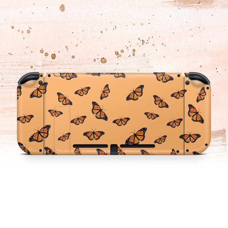 Butterflies Switch Nintendo Dock Joy Cons Switch Butterfly Etsy