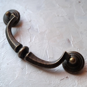 Dark bronze dresser handles 5&quot; x 1.8&quot; - Drawer pulls - Cabinet knobs