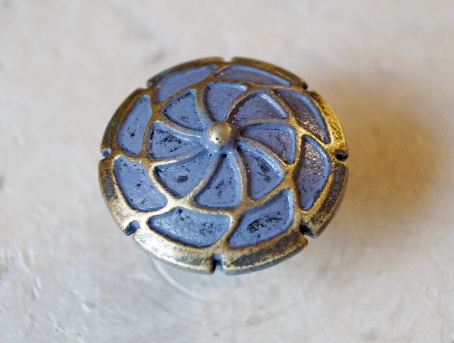 1.2 Antique Lilac Knobs set of 2 Etsy