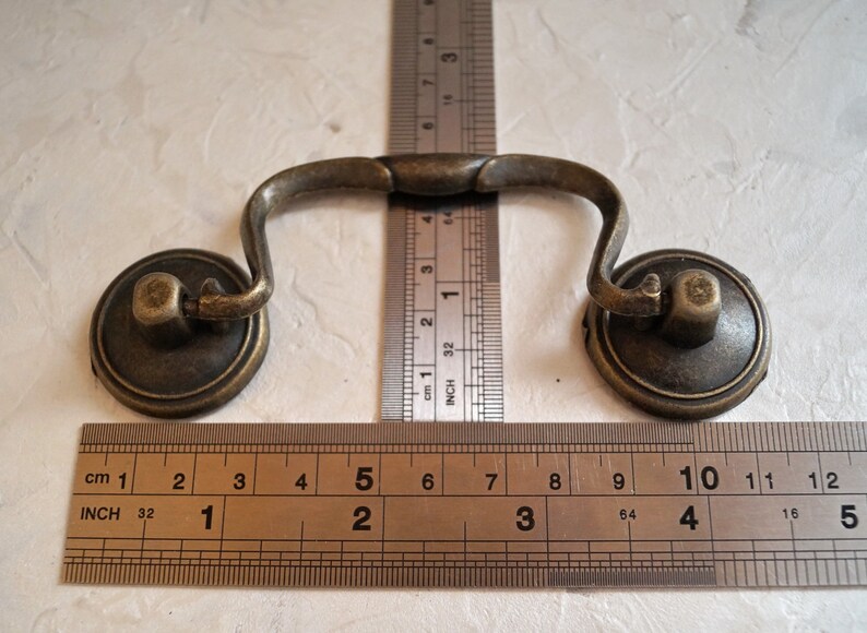 Antique Dresser Handles 4.4 X 2 Drawer Pulls Etsy