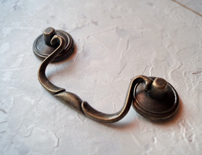 4.4 X 2 Antique Dresser Handles Drawer Pulls Etsy