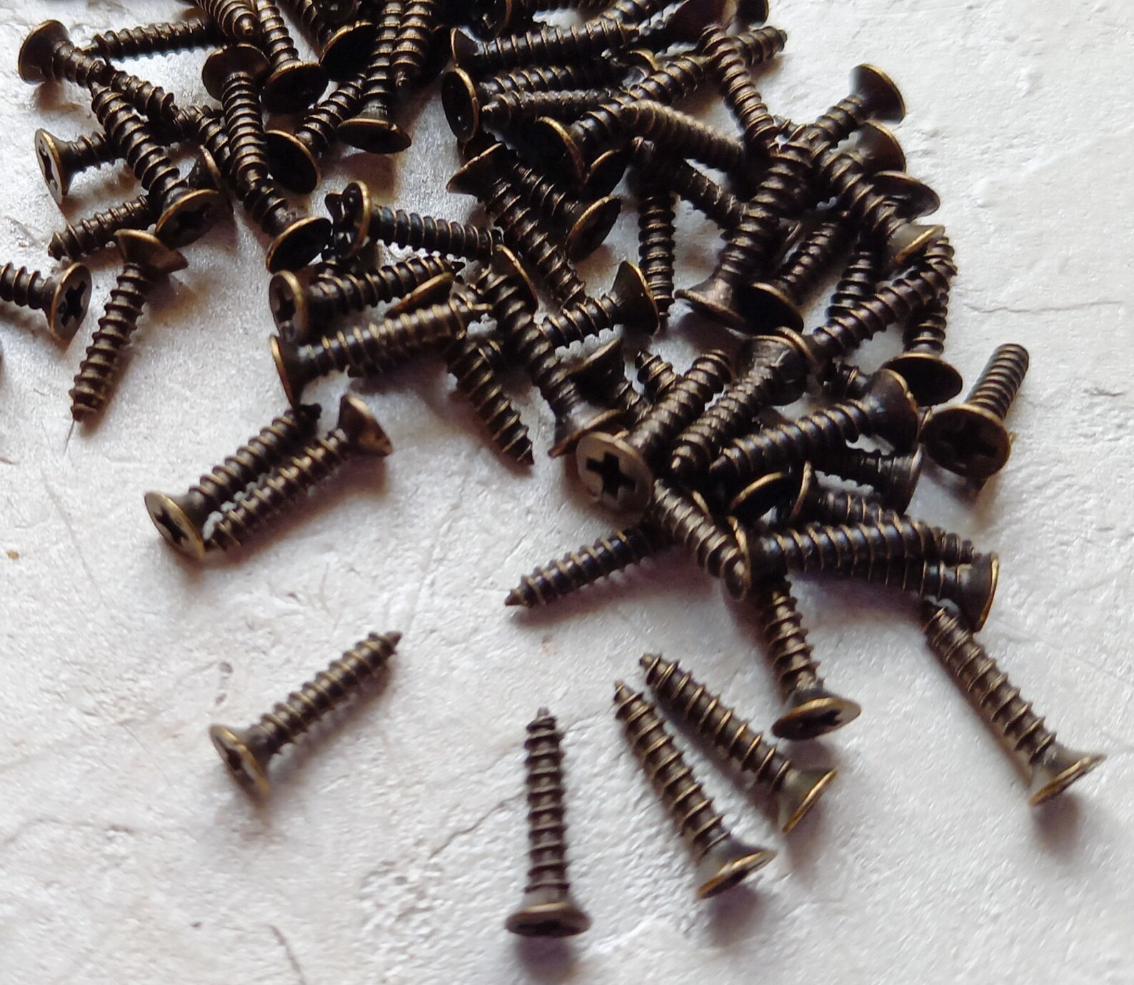 2 X 10 Mm Dark Bronze Small Screws 100 Psc Miniature Screws Screws for
