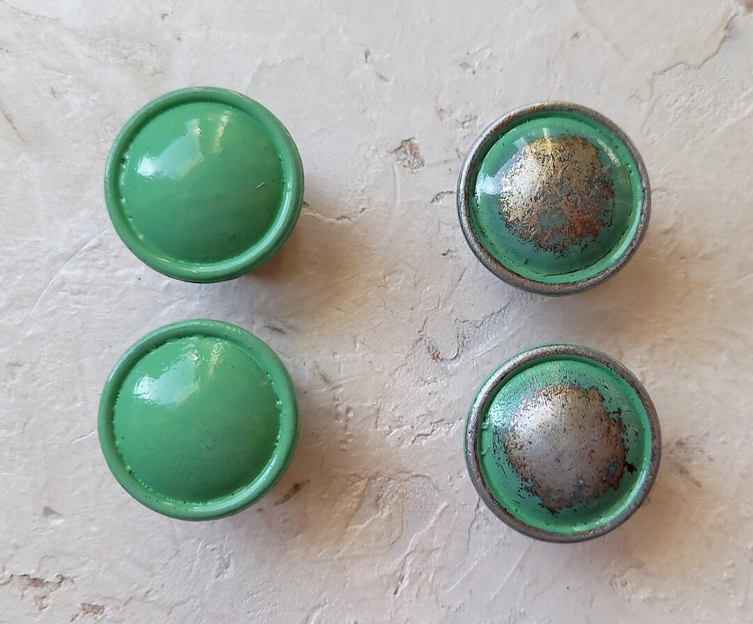 Light Green Knobs set of 2 Handmade Drawer Pulls Etsy Denmark