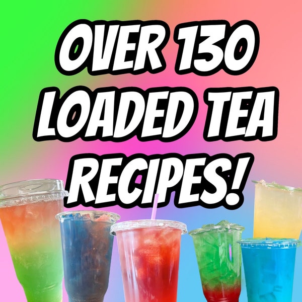 Loaded Tea Recipes! Over 130+ recipes - energy teas, lit teas, in several flavor combos Herbalife products, easy to make, satisfied customer