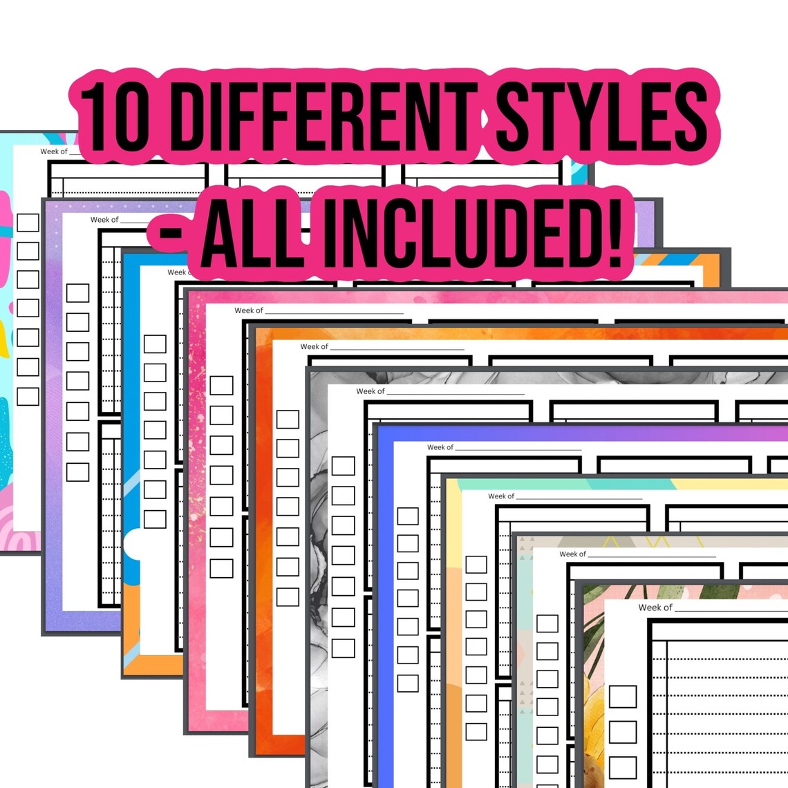 7 Habits Printable Planner Sheet Roles and Goals - Organizer Journal ...